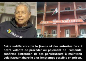 Amende de La Gazette de la Grande île : La Jirama se dérobe