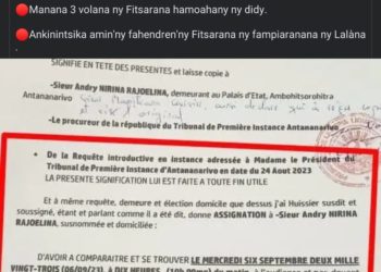 Andry Rajoelina : Bientôt confronté à une audience judiciaire !